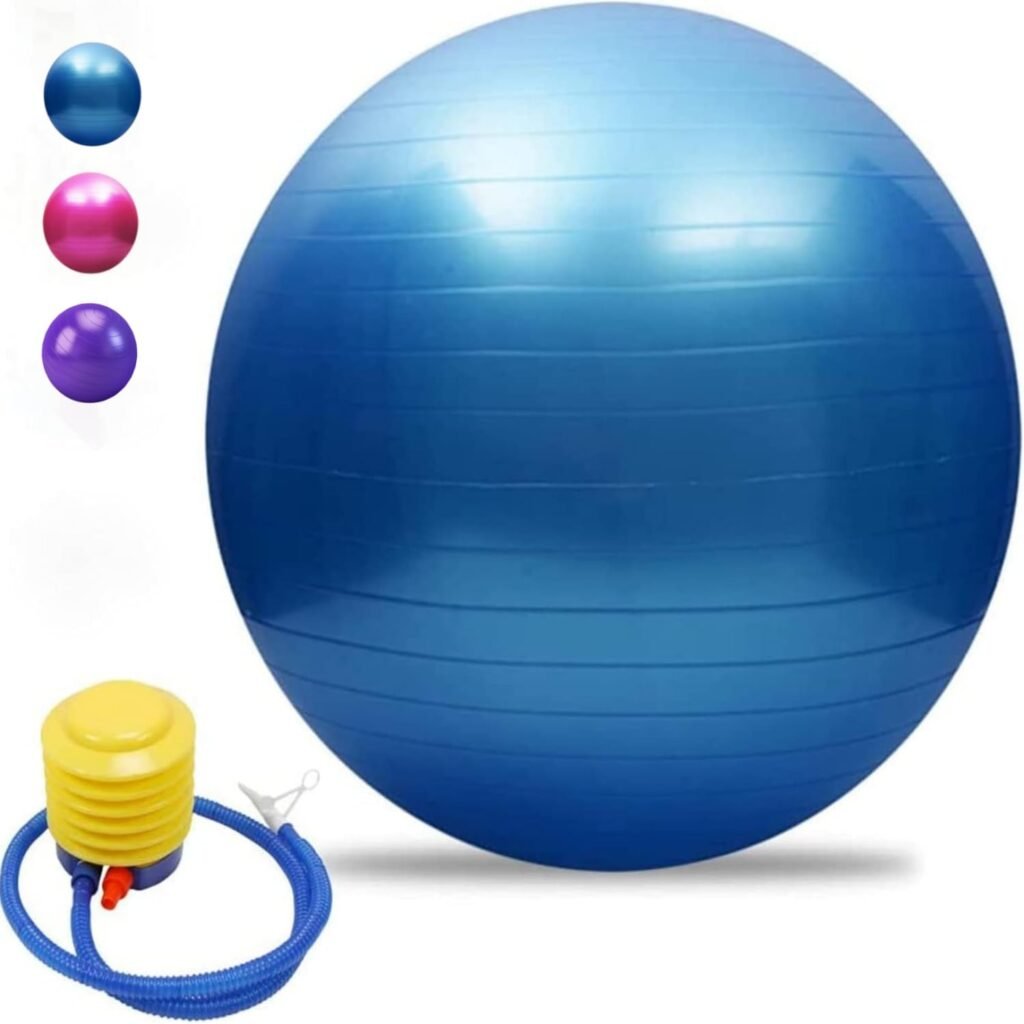 Yoga Ball Anti-Slip Exercise Gym Ball – Stability & Balance Trainer