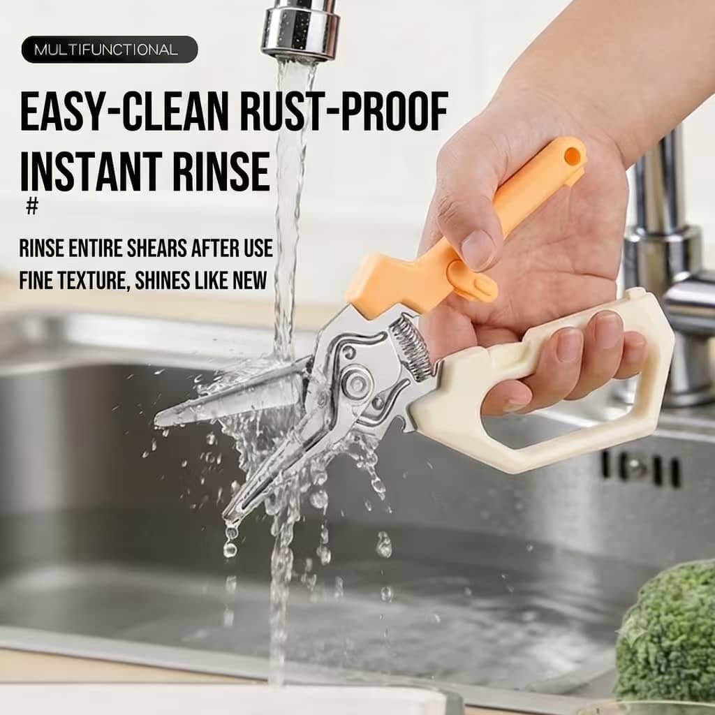 Heavy Duty Kitchen Shears – Multi-Function Stainless Steel Scissors with Bottle Opener