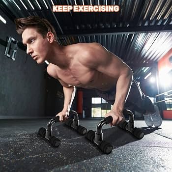Push Up Bars with Anti-Slip Handles – Portable Chest & Arm Strength Stand