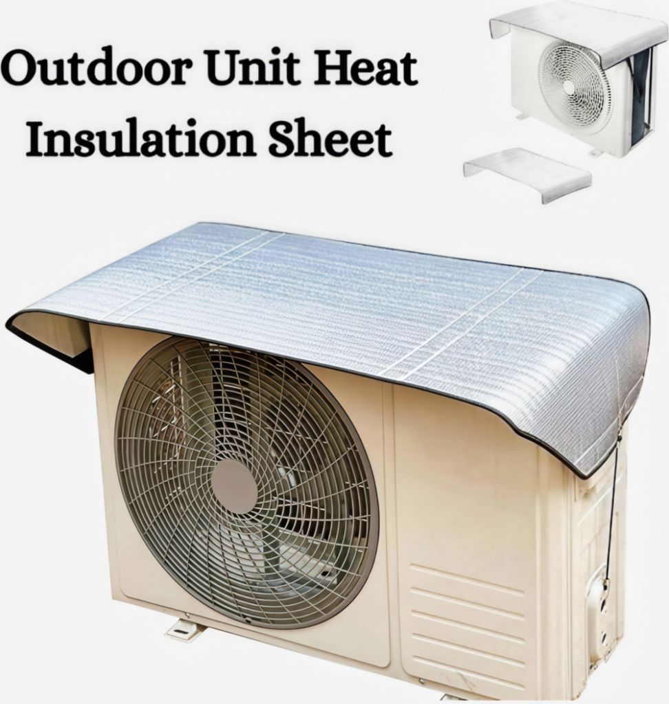 AC Outdoor Unit Protector – Waterproof Sunshade & Dust Cover for Split AC
